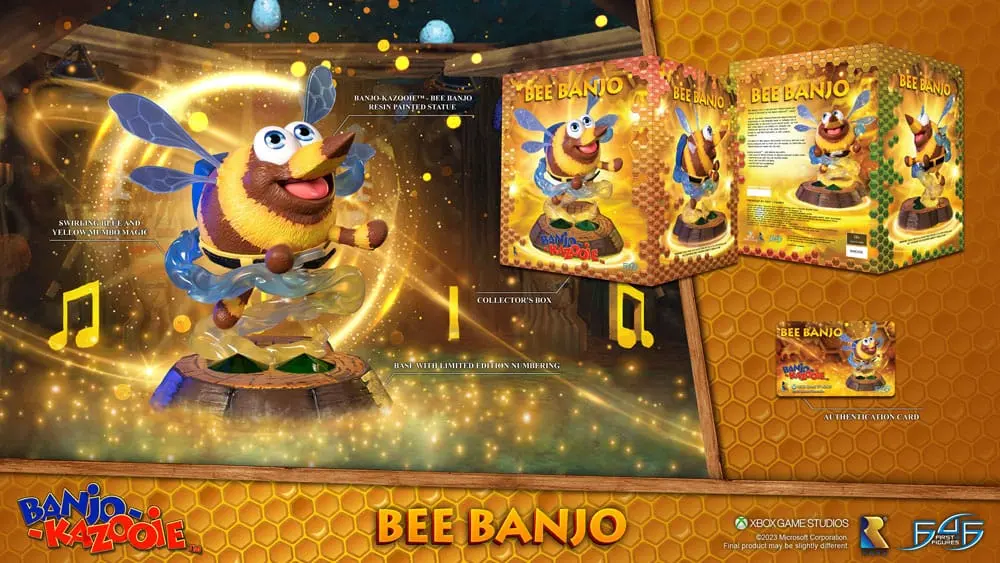 Banjo-Kazooie Bee Banjo szobor figura 21 cm termékfotó