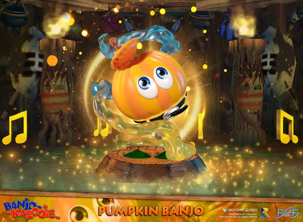 Banjo Kazooie Pumpkin Banjo szobor figura 20 cm termékfotó