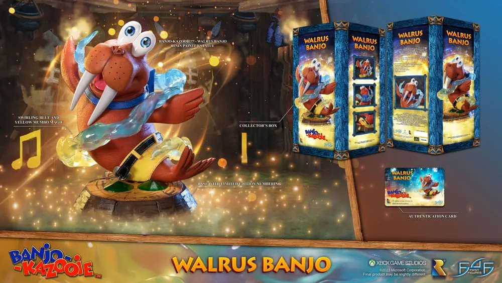 Banjo-Kazooie Walrus Banjo szobor figura 24 cm termékfotó