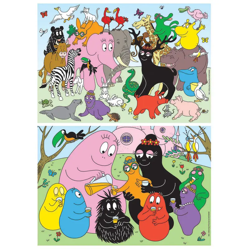 Barbapapa fa puzzle 2x25db-os termékfotó
