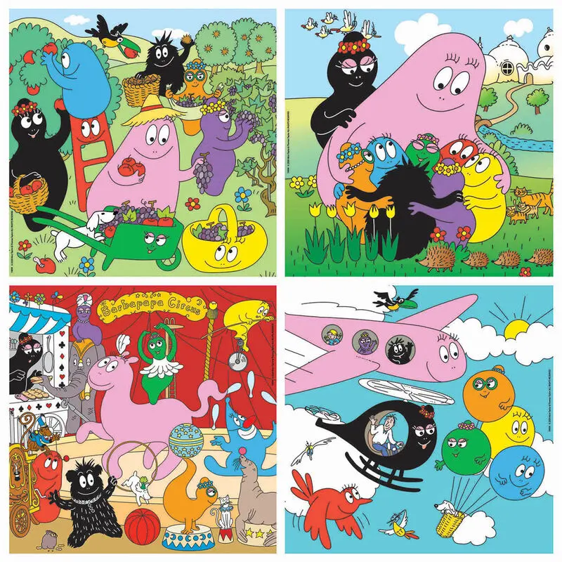 Barbapapa Progressive puzzle 12-16-20-25db-os termékfotó