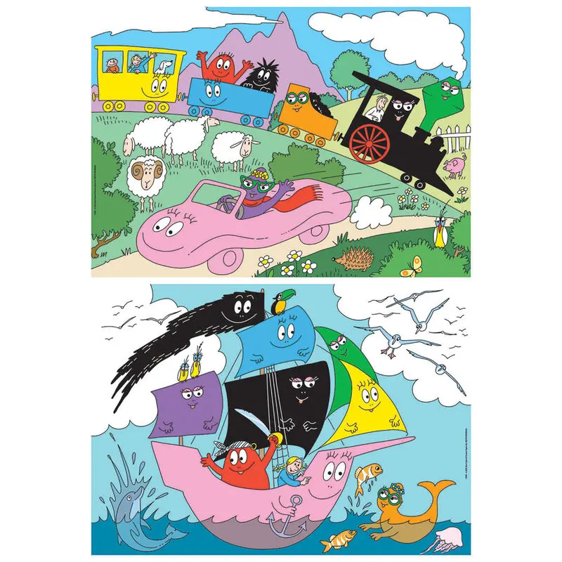 Barbapapa puzzle 2x20db-os termékfotó