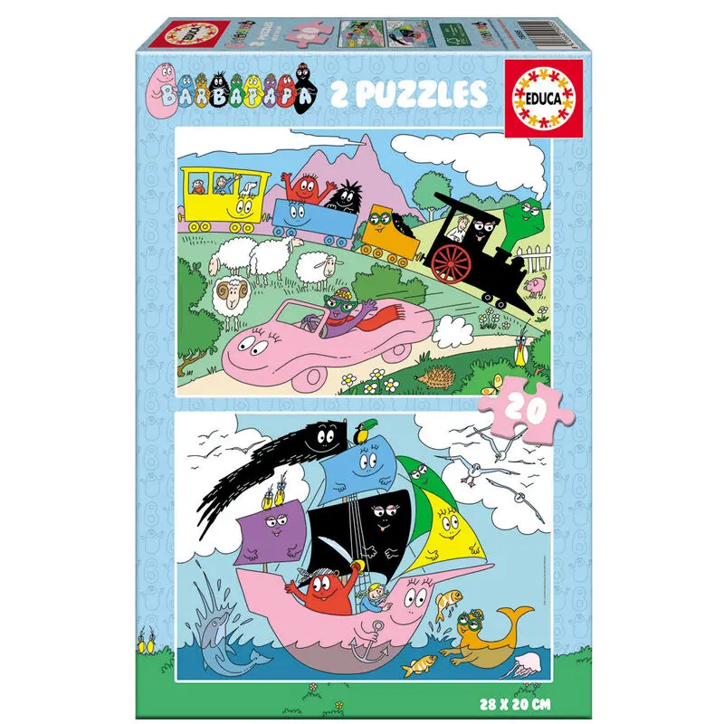Barbapapa puzzle 2x20db-os termékfotó