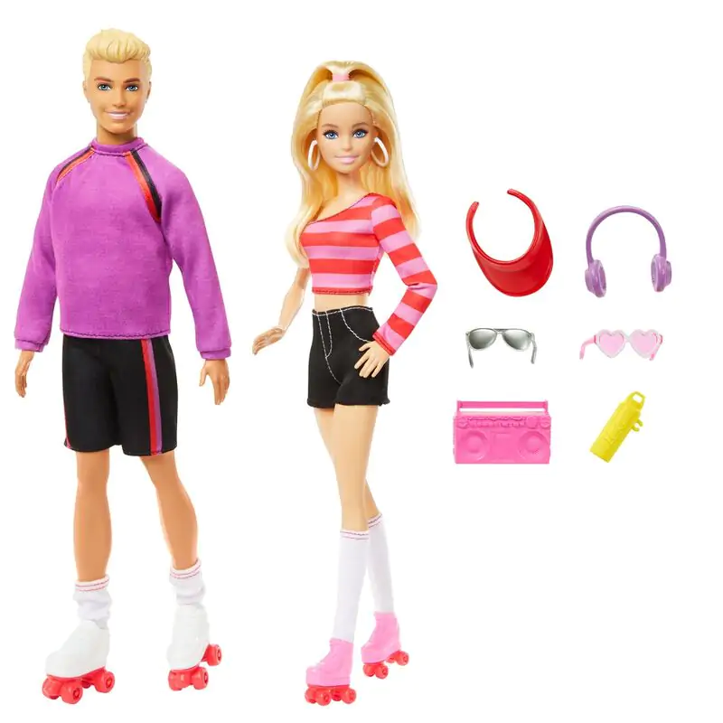 Barbie pack 2 Barbie and Ken Skaters dolls termékfotó