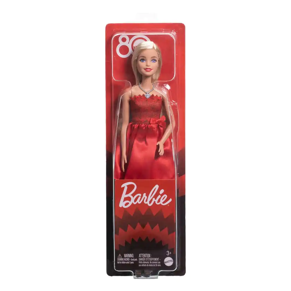 Barbie 80th Anniversary Ruby Red játék baba termékfotó
