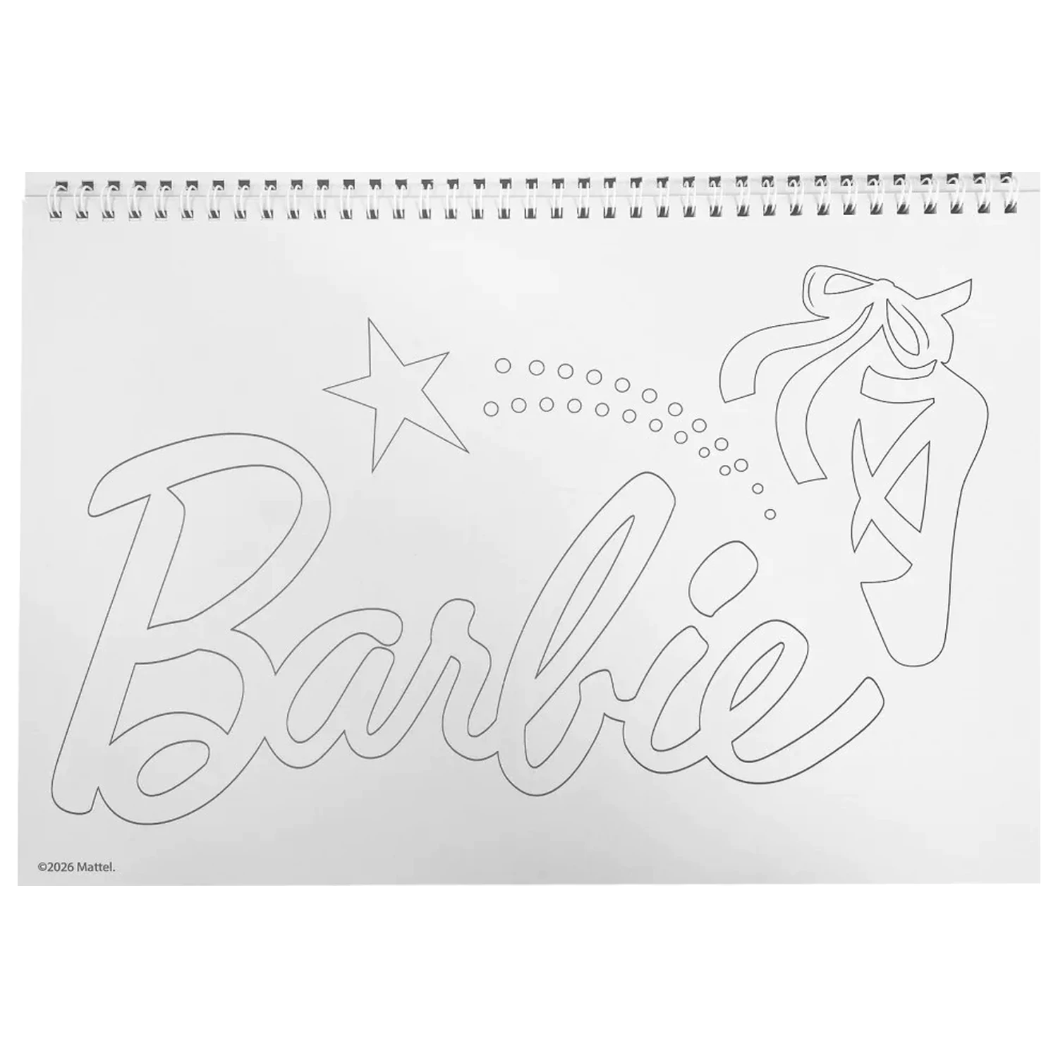 Barbie Ballerina A/4 spirál vázlatfüzet 40 lapos matricával termékfotó