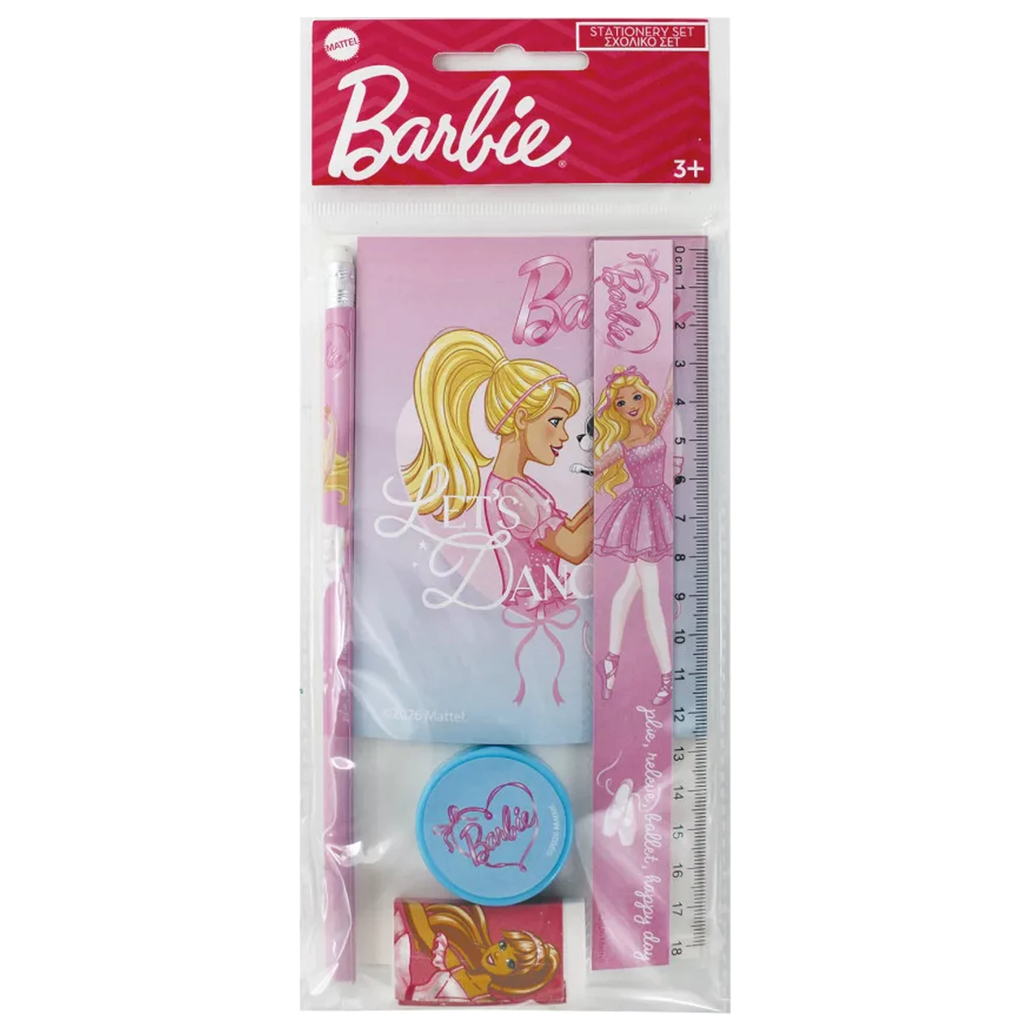 Barbie Ballerina írószer szett 5 db-os termékfotó