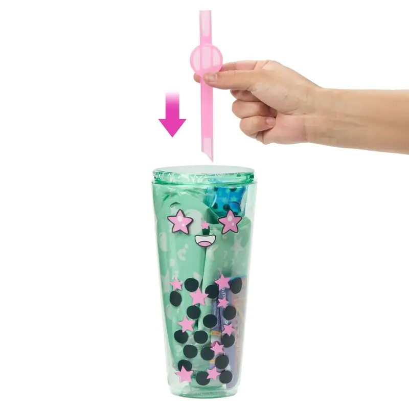 Barbie Bubble tea Green Tea Pop Reveal játék baba termékfotó