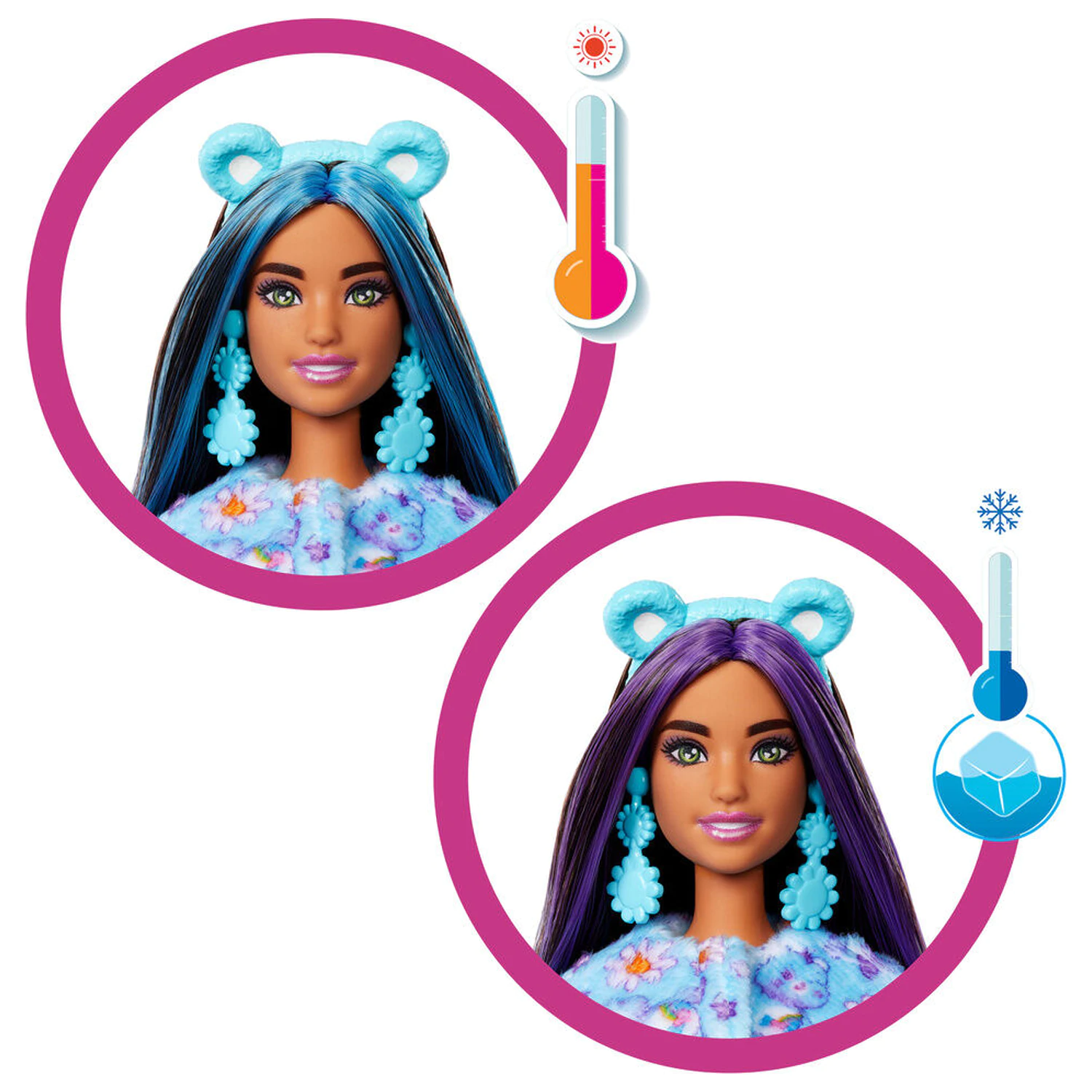 Barbie Care Bears Cutie Reveal Affectionate játék baba termékfotó