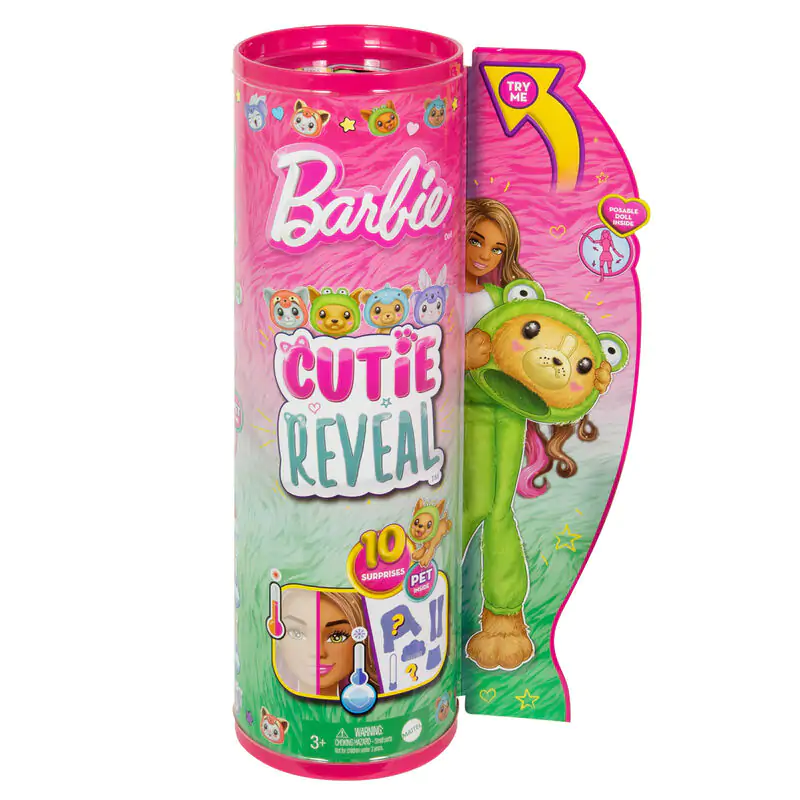 Barbie Chelsea Cutie Reveal Serie Costumes Dog Frog játék baba termékfotó