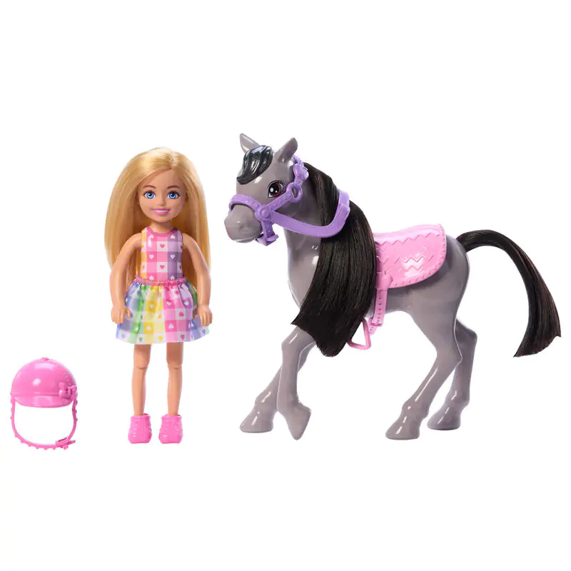 Barbie Chelsea Pony + játék baba termékfotó