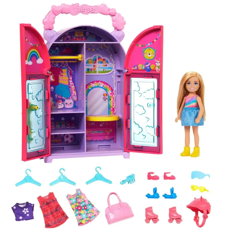 Barbie Chelsea portable wardrobe játék baba termékfotó