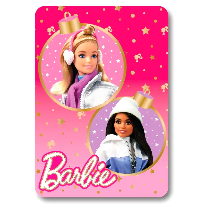 Barbie Christmas polár pléd takaró termékfotó