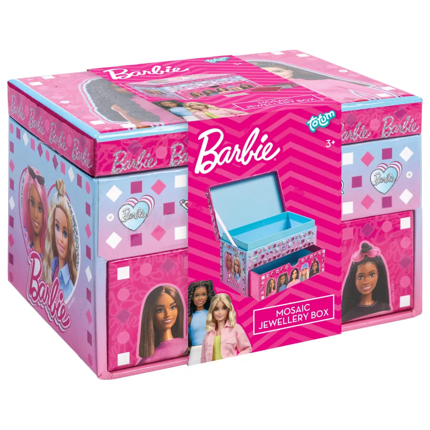 Barbie Cool mozaikos ékszerdoboz termékfotó