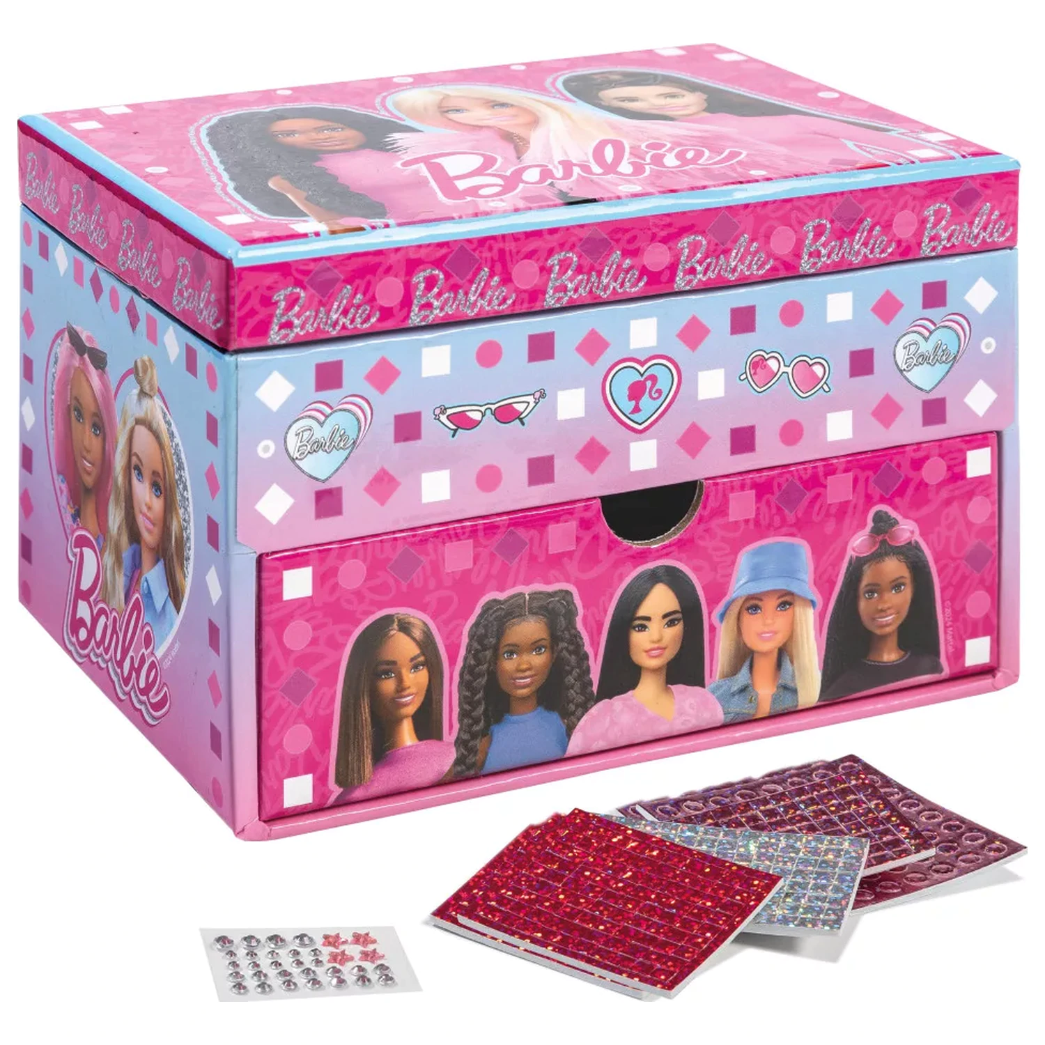 Barbie Cool mozaikos ékszerdoboz termékfotó
