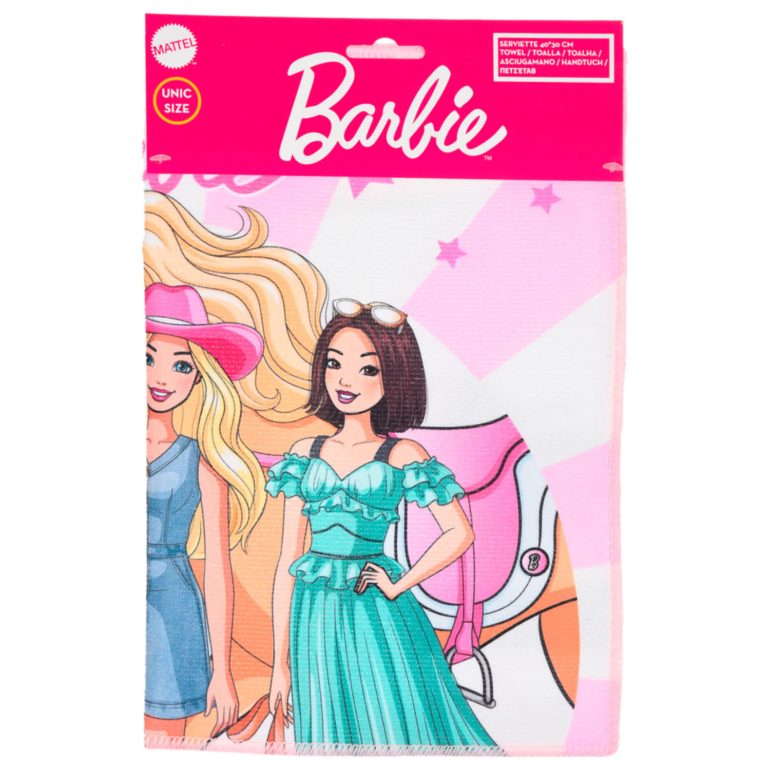 Barbie Country kéztörlő, arctörlő, törölköző 40x30 cm termékfotó