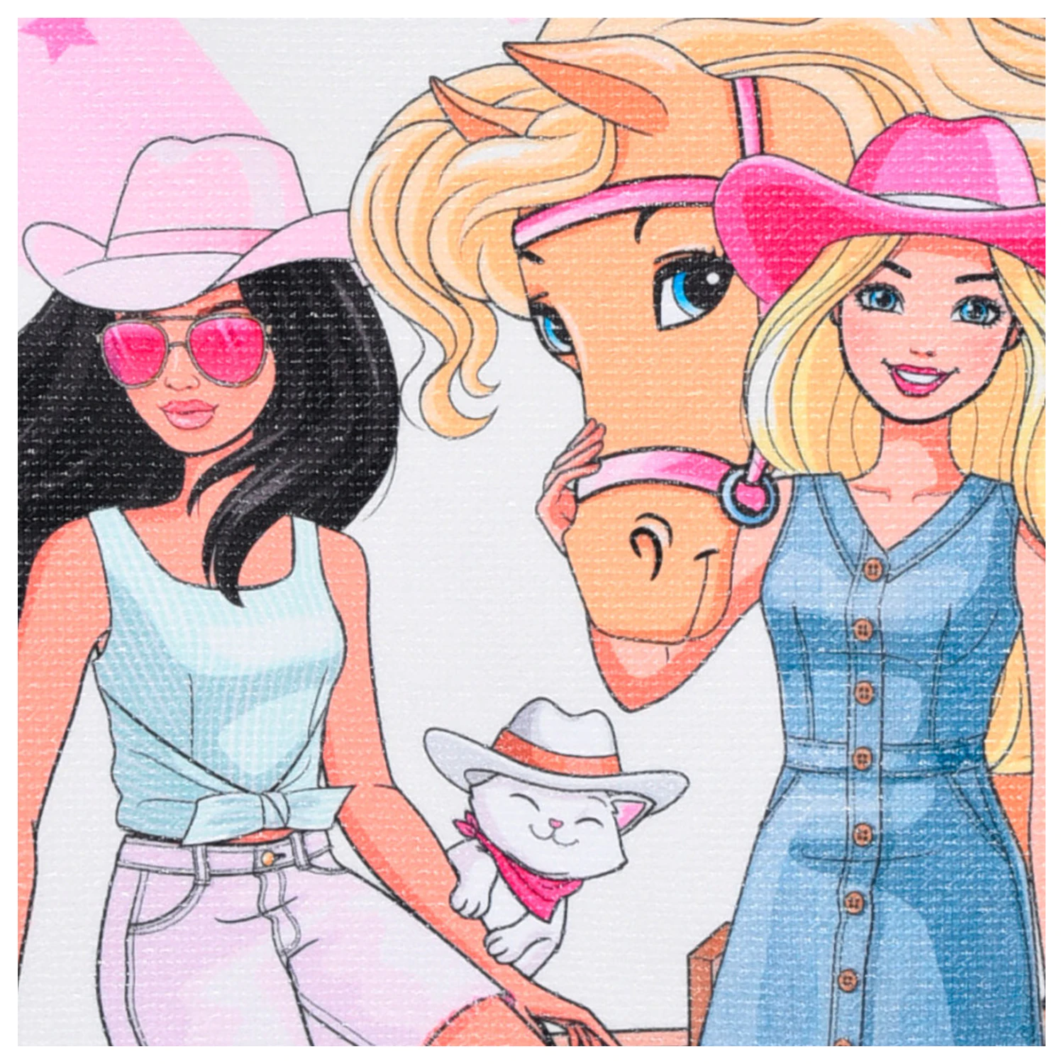 Barbie Country kéztörlő, arctörlő, törölköző 40x30 cm termékfotó