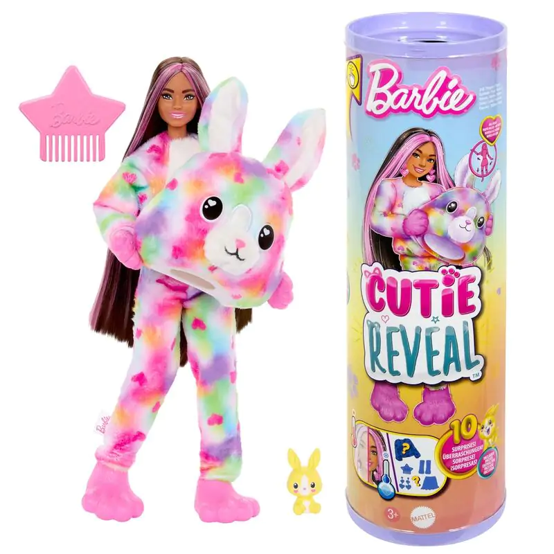 Barbie Cutie Reveal Bunny Dreams of colour játék baba termékfotó