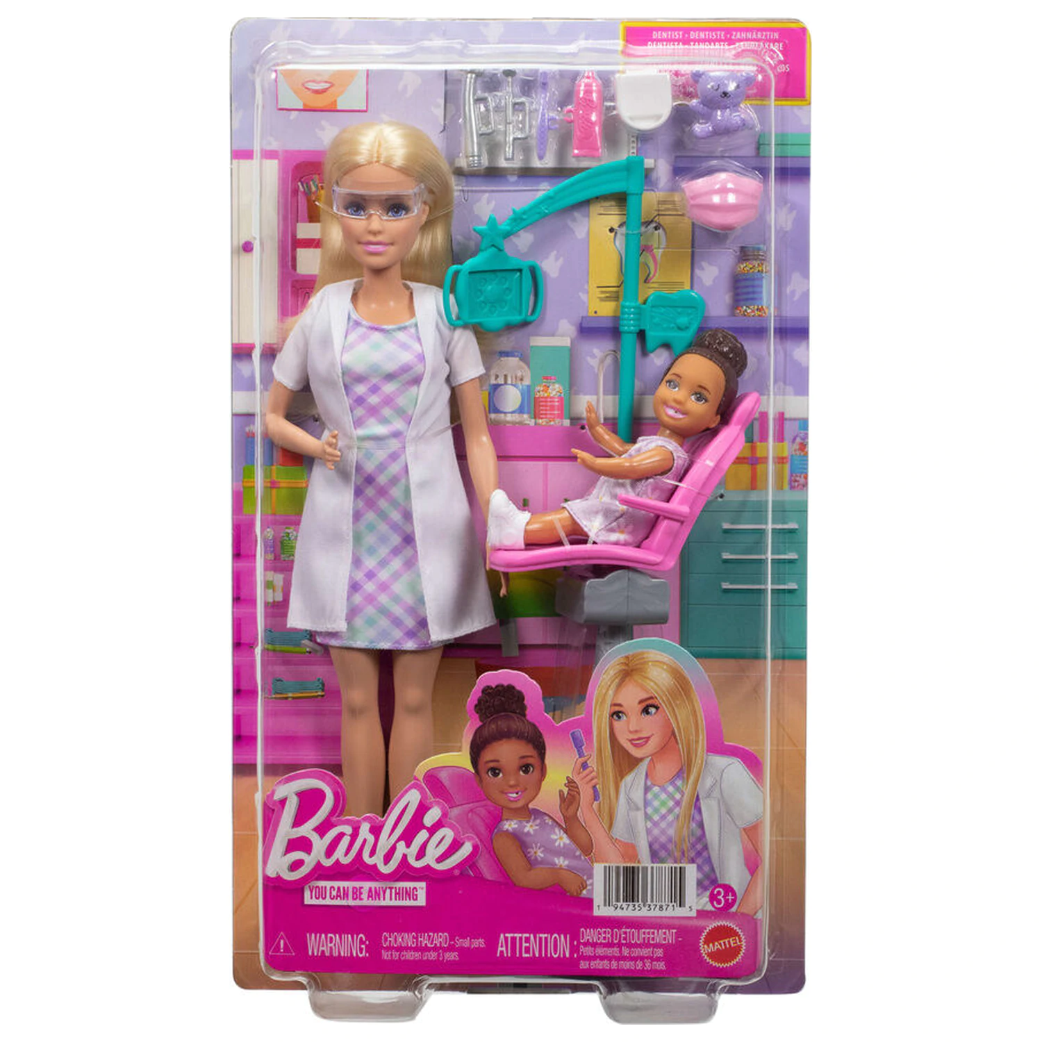 Barbie Dentist játék baba termékfotó