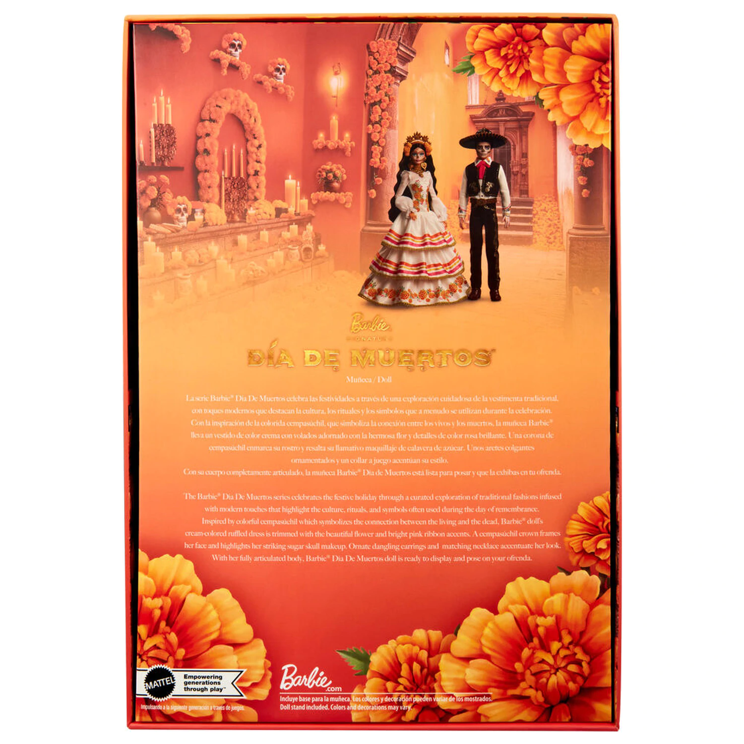 Barbie Dia de Muertos játék baba termékfotó