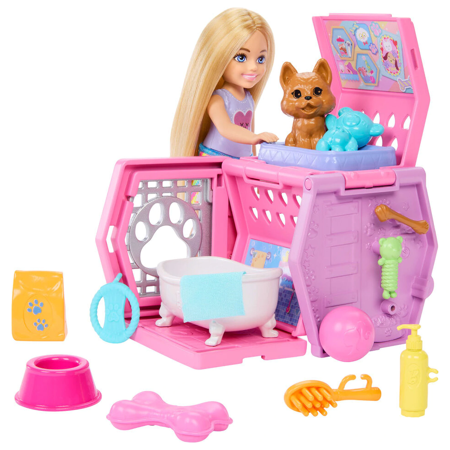 Barbie Dog & Carrier Chelsea játék baba termékfotó