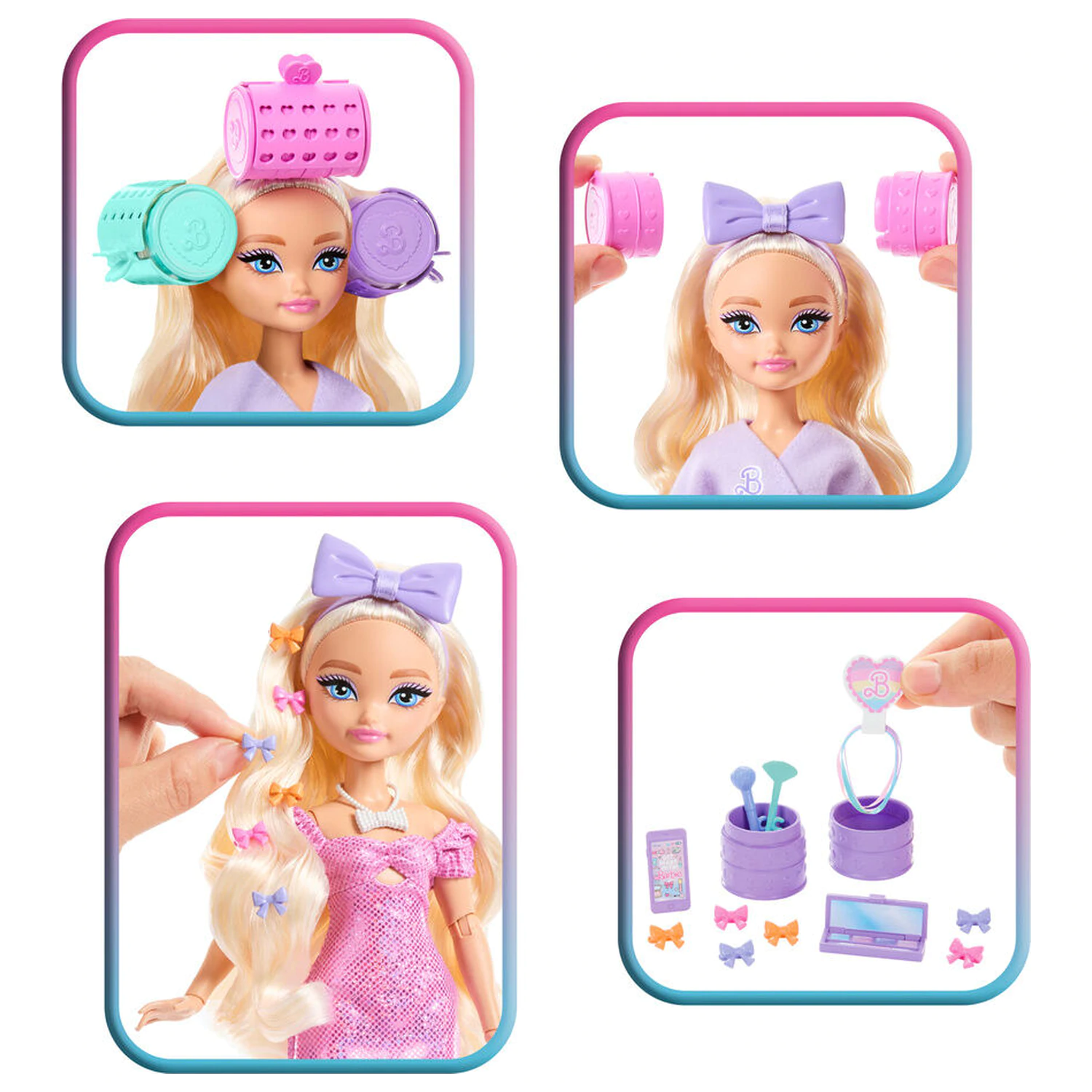 Barbie Dream Besties Hair salon játék baba termékfotó