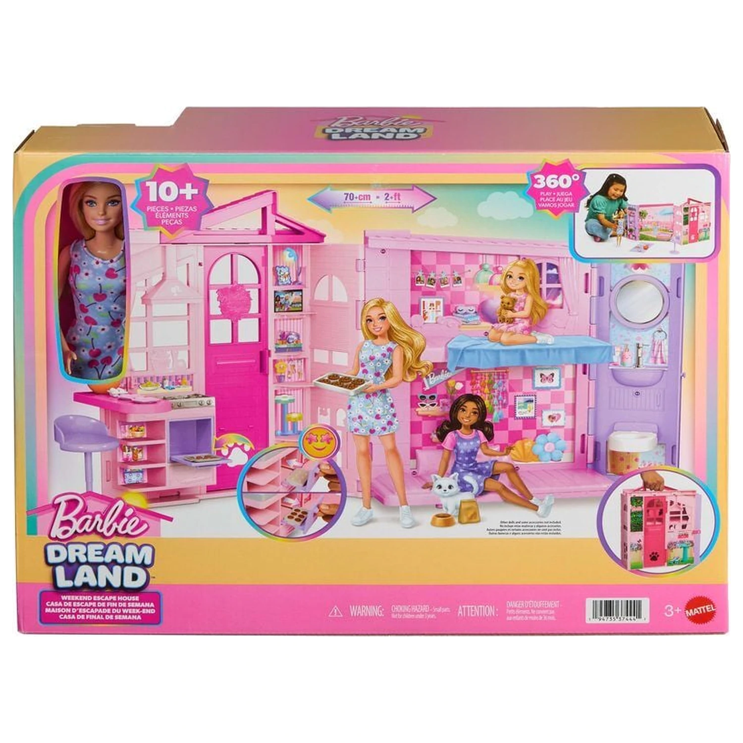 Barbie Dream Land Getaway House játék baba termékfotó
