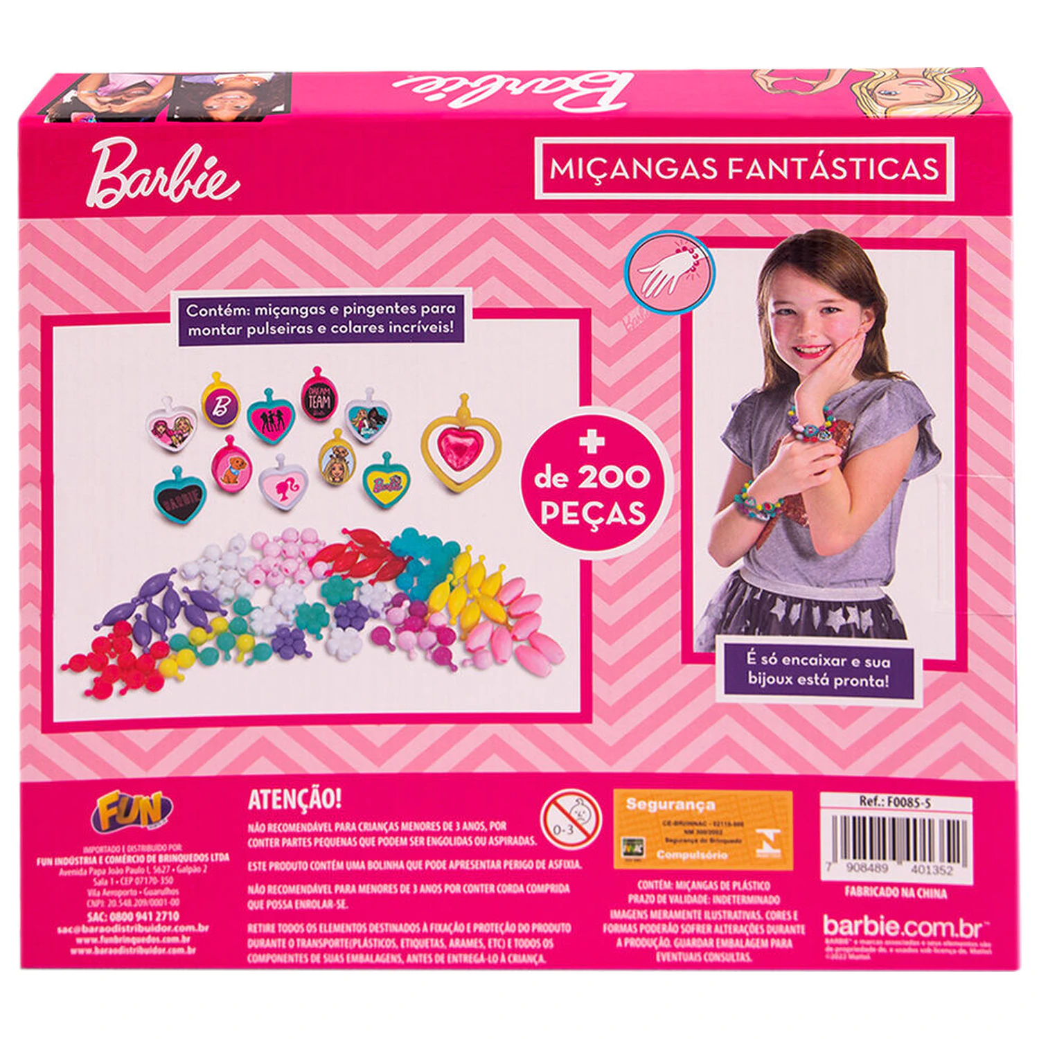Barbie ékszer box csomag termékfotó