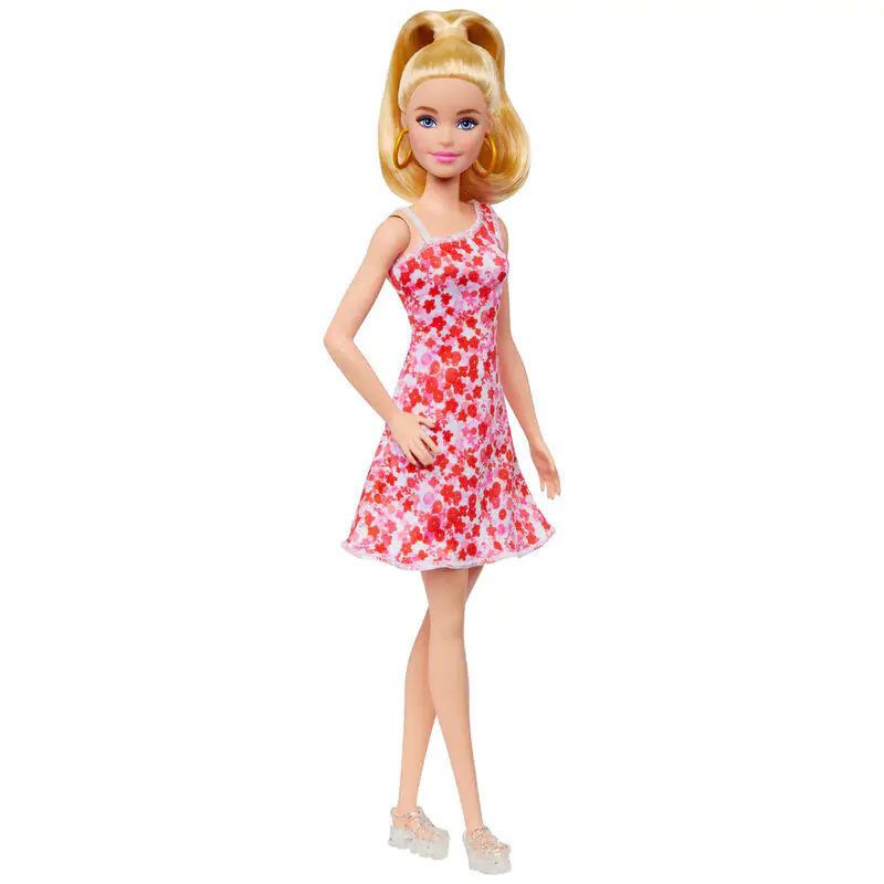 Barbie Fashionista Pink Flowers Dress játék baba termékfotó