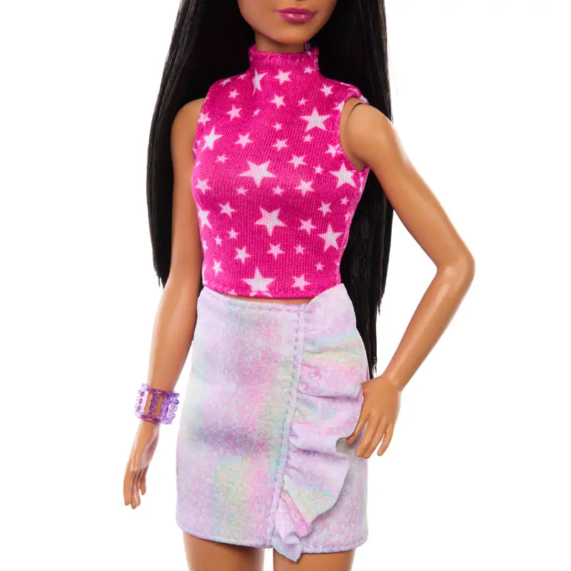 Barbie Fashionista Pink Rock Dress játék baba termékfotó