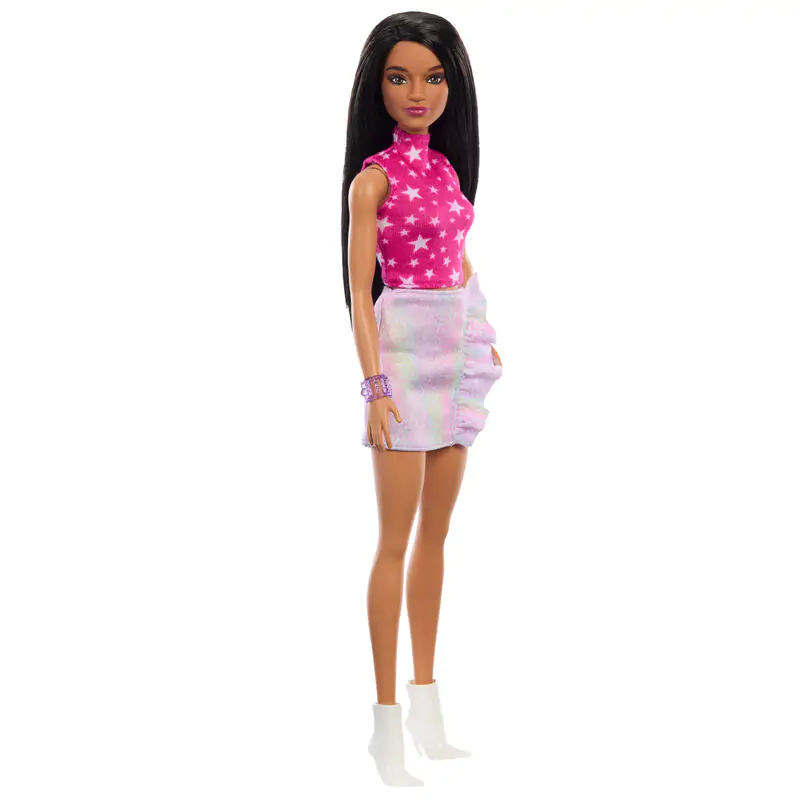 Barbie Fashionista Pink Rock Dress játék baba termékfotó