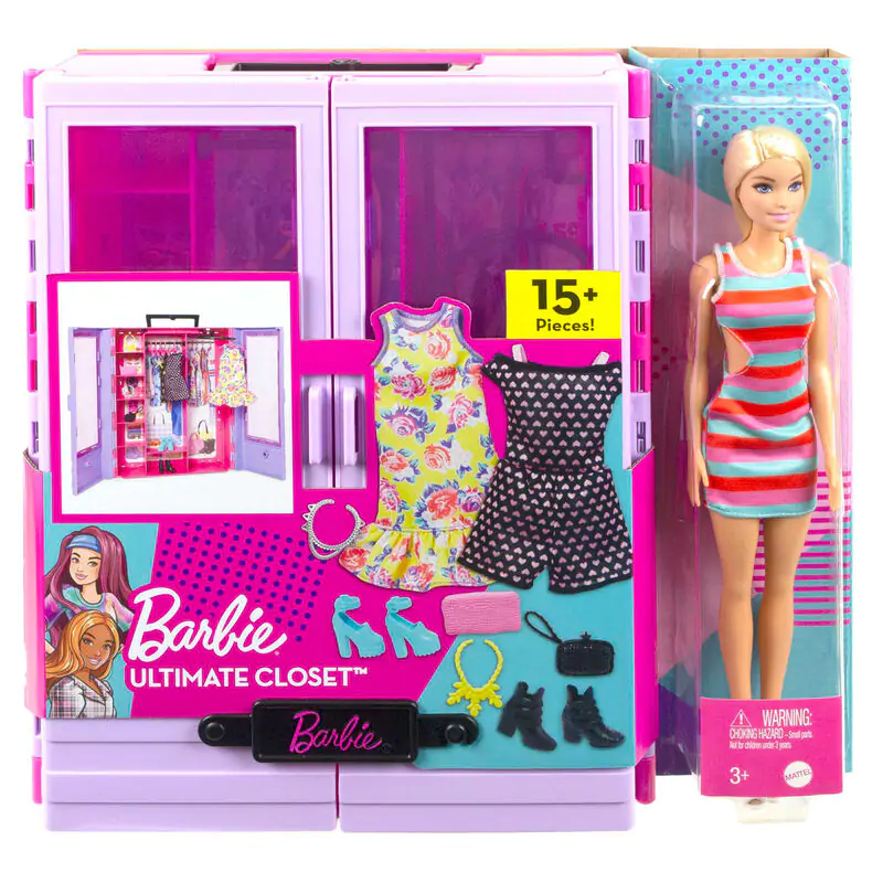 Barbie Fashionista Ultimate Closet + játék baba termékfotó