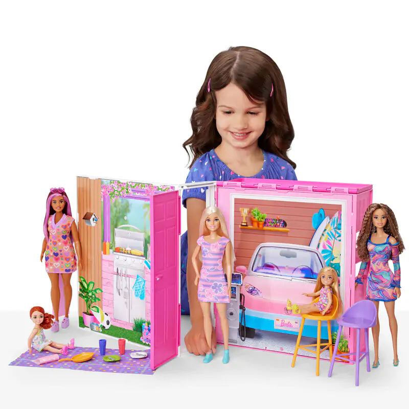 Barbie Getaway House és játék baba termékfotó