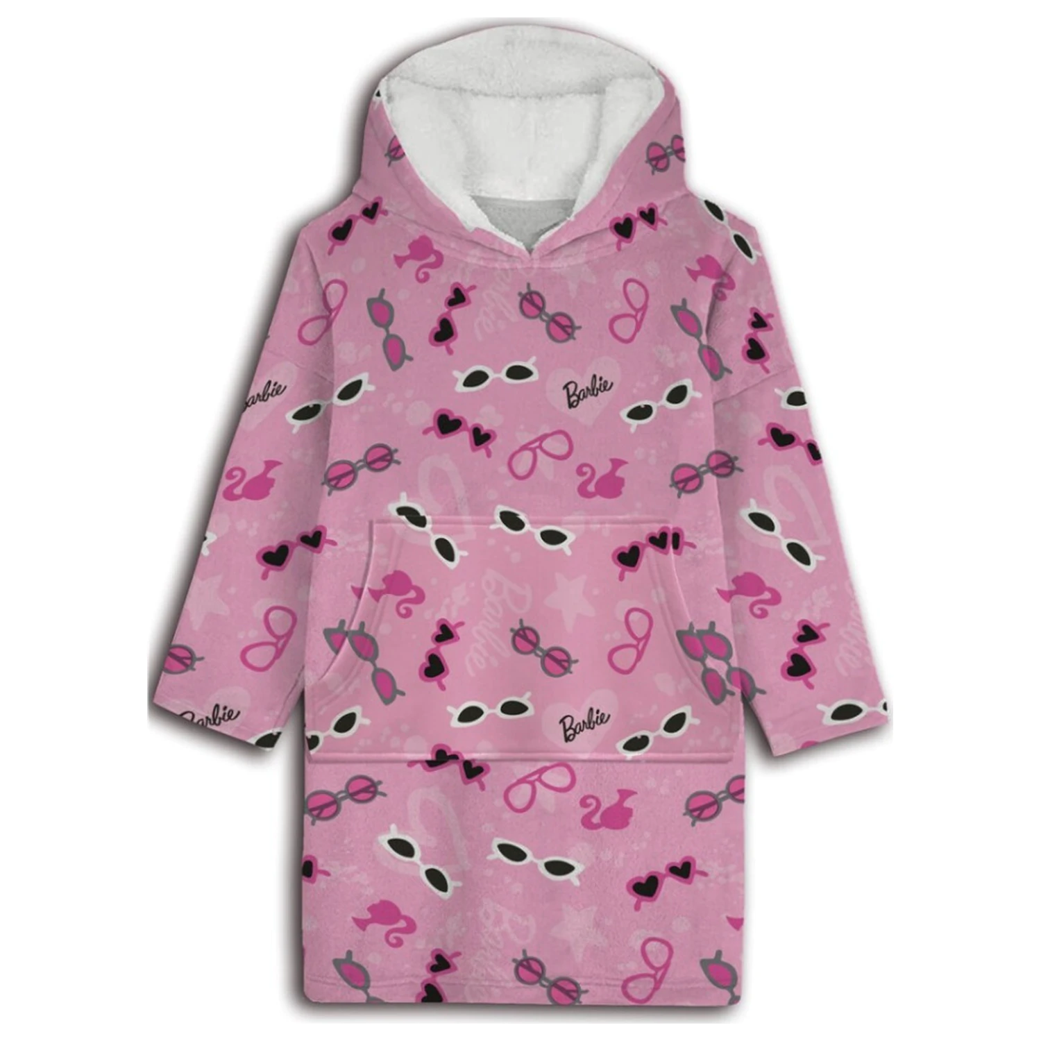 Barbie Glasses felnőtt belebújós plüss polár takaró, poncsó termékfotó