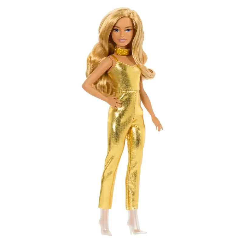 Barbie golden jumpsuit játék baba termékfotó