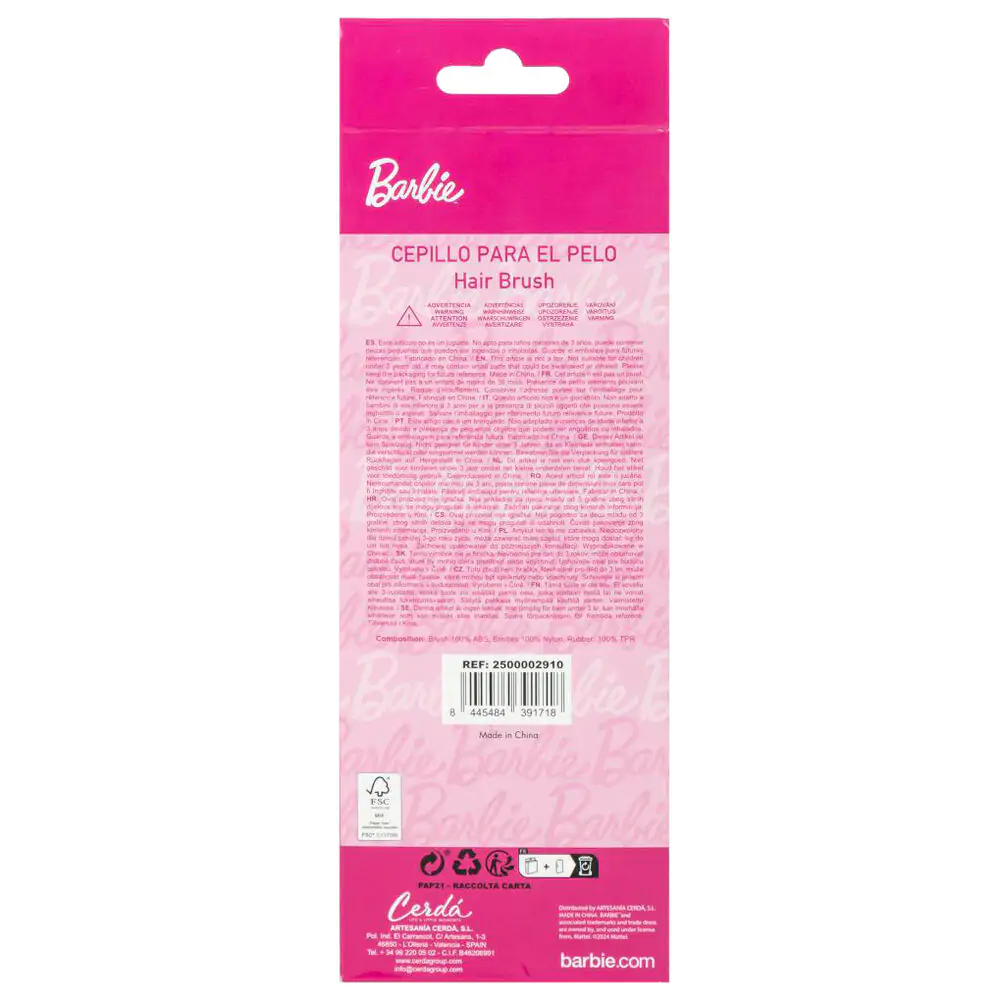 Barbie hajkefe fésű termékfotó