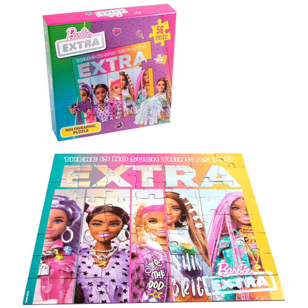 Barbie holografikus puzzle 56db-os termékfotó