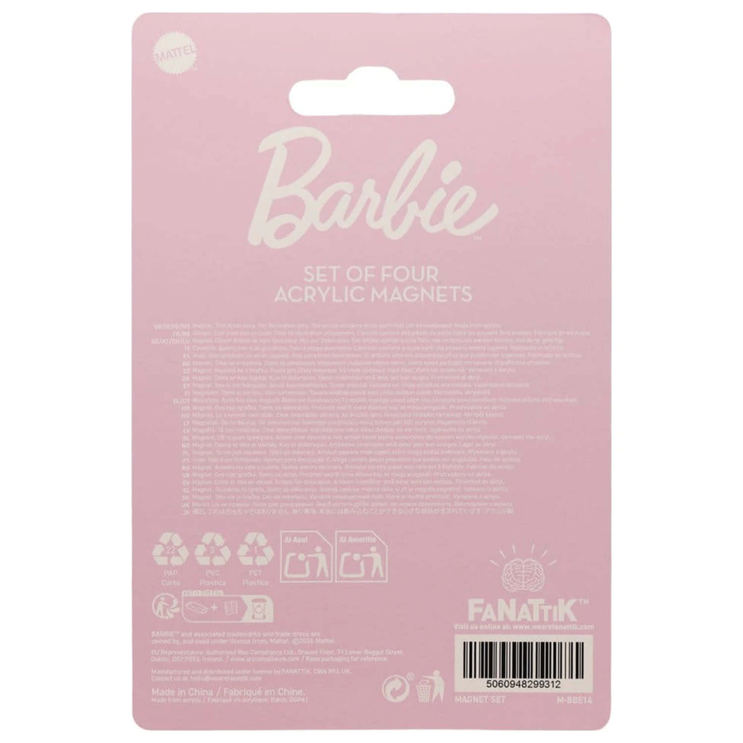 Barbie hűtőmágnes csomag Malibu Barbie termékfotó