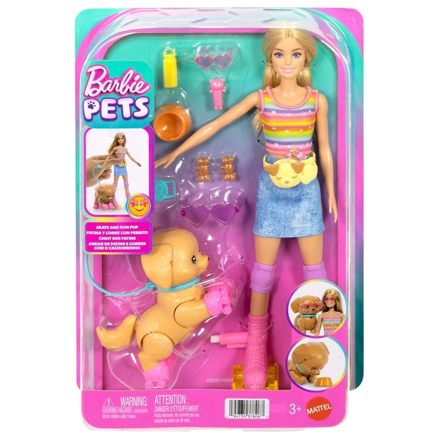 Barbie játék baba és kiskutya termékfotó