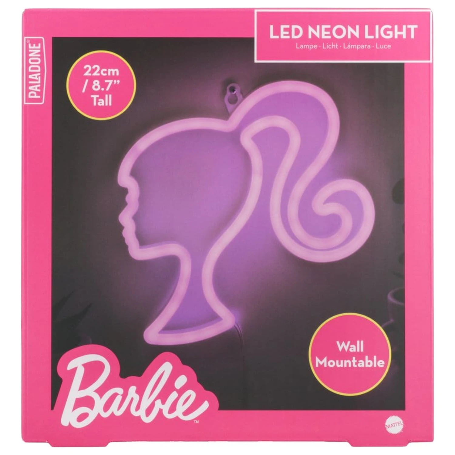 Barbie LED Neon fali lámpa termékfotó
