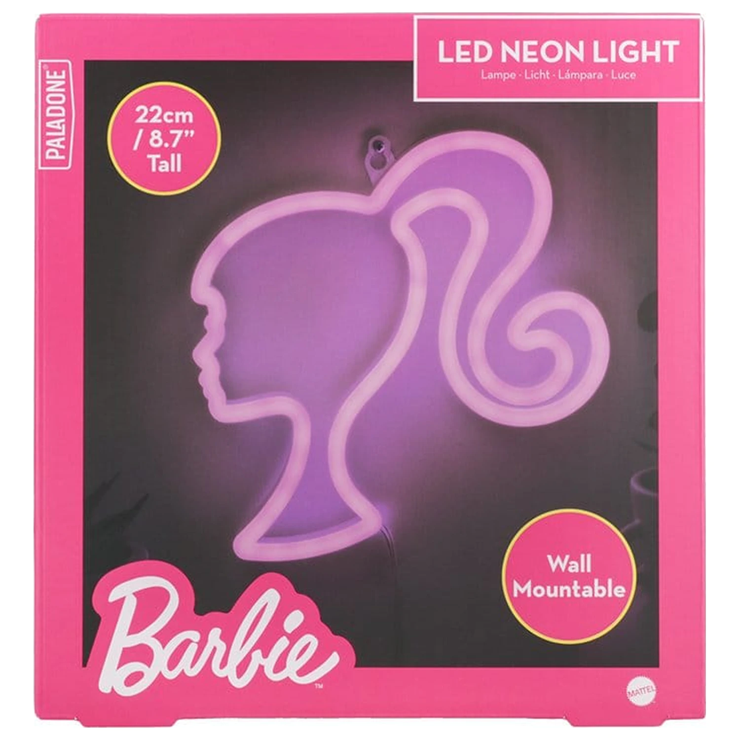 Barbie LED Neon fali lámpa termékfotó