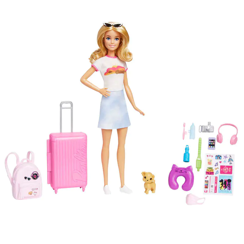 Barbie Lets Go On a Trip Malibu játék baba termékfotó