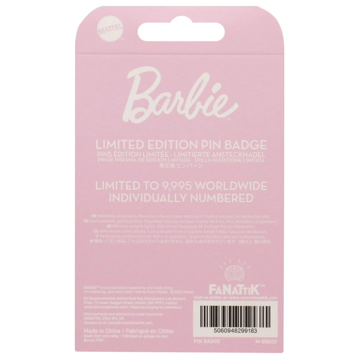 Barbie Limitált kiadás kitűző  termékfotó
