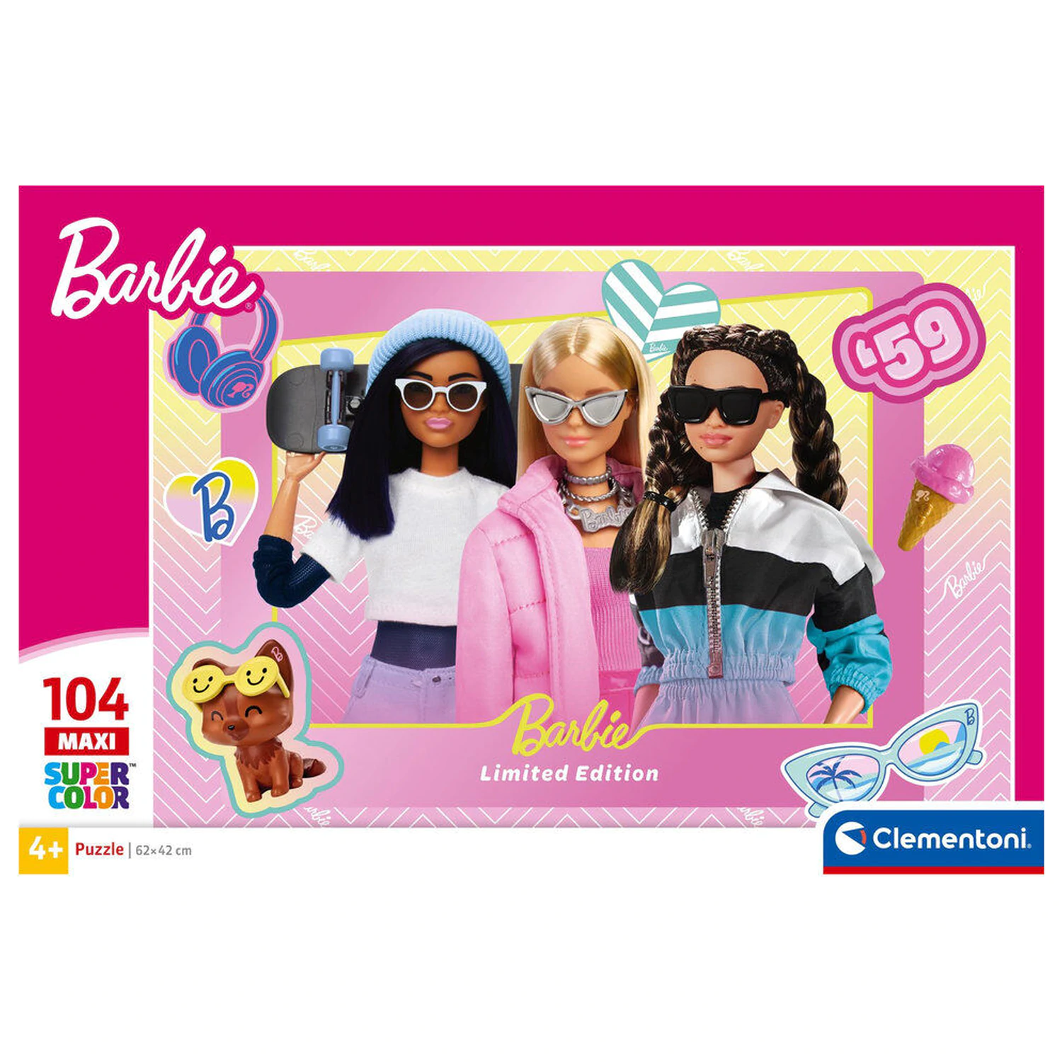 Barbie maxi puzzle 104db-os termékfotó