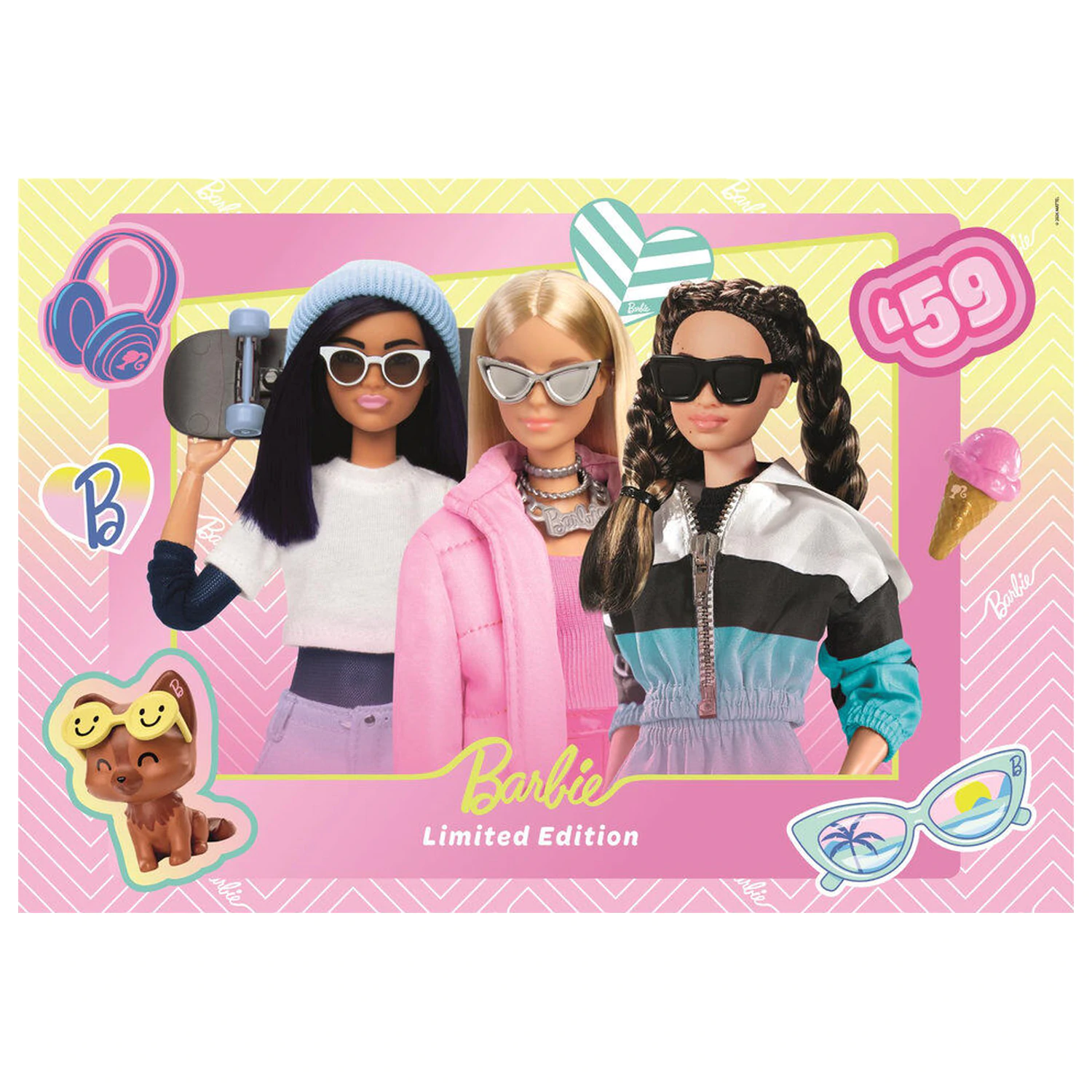 Barbie maxi puzzle 104db-os termékfotó