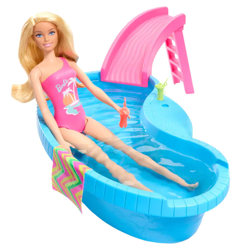 Barbie medence és játék baba termékfotó