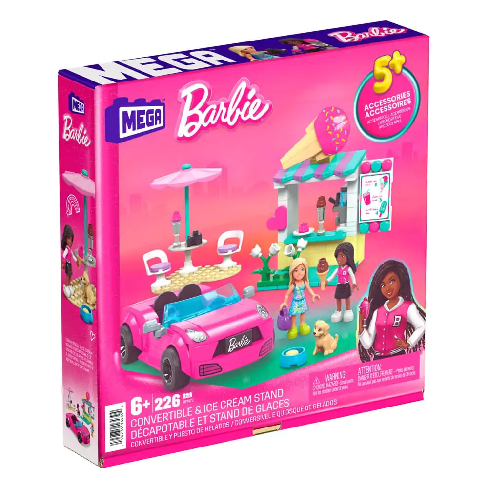 Barbie MEGA Convertible &amp; Ice Cream Stand építőkészlet játékkészlet termékfotó