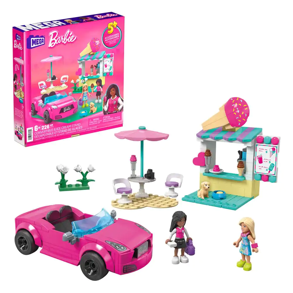 Barbie MEGA Convertible &amp; Ice Cream Stand építőkészlet játékkészlet termékfotó