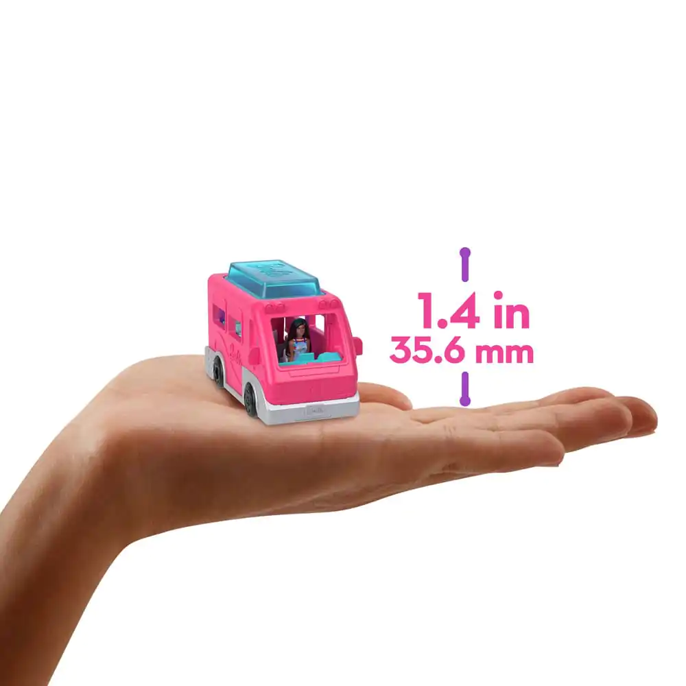 Barbie Mini BarbieLand With Color-Change Pool játék baba és lakókocsi játékkészlet 4 cm termékfotó