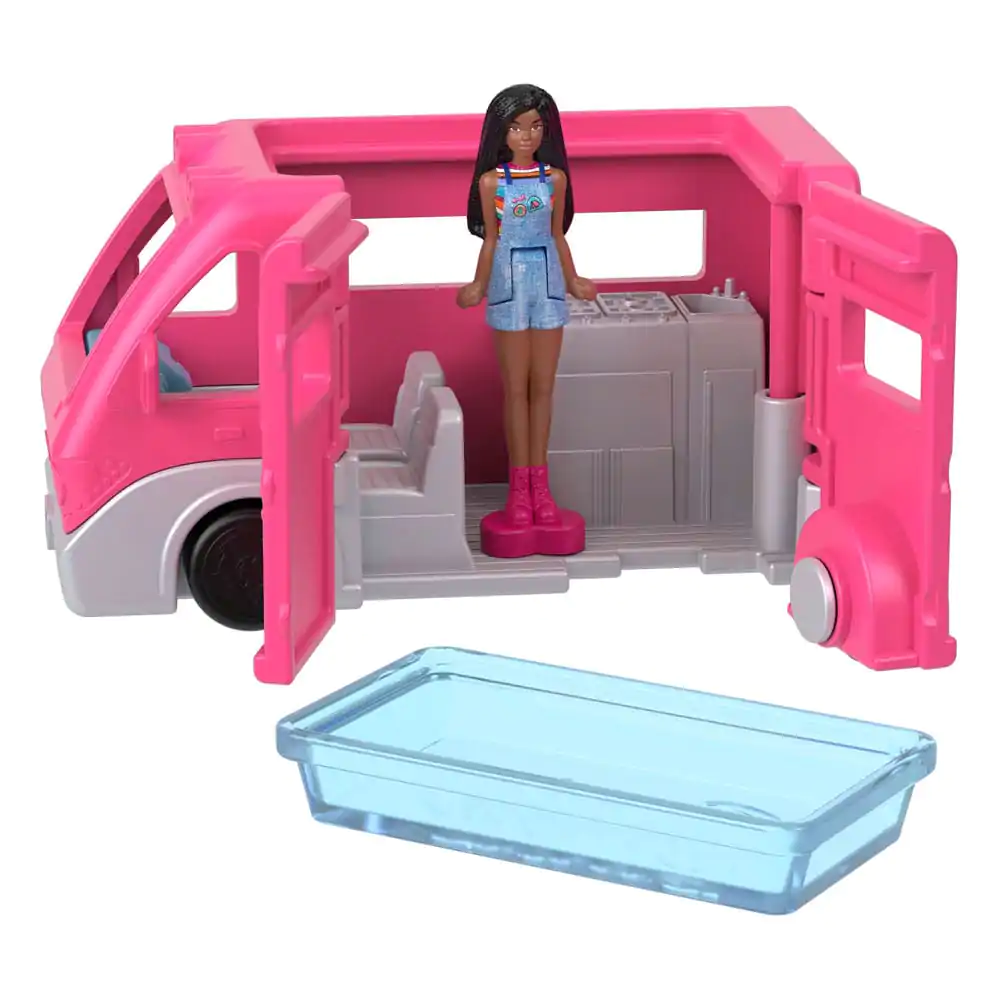 Barbie Mini BarbieLand With Color-Change Pool játék baba és lakókocsi játékkészlet 4 cm termékfotó